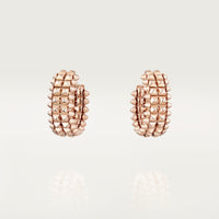 [LOXURA]CLASH 9.2MM DOUBLE ROW EARRINGS