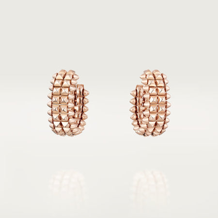 [LOXURA]CLASH 9.2MM DOUBLE ROW EARRINGS