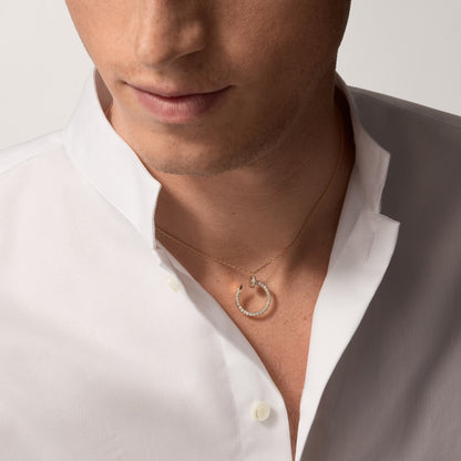 [LOXURA]JUSTE NECKLACE FULL DIAMOND
