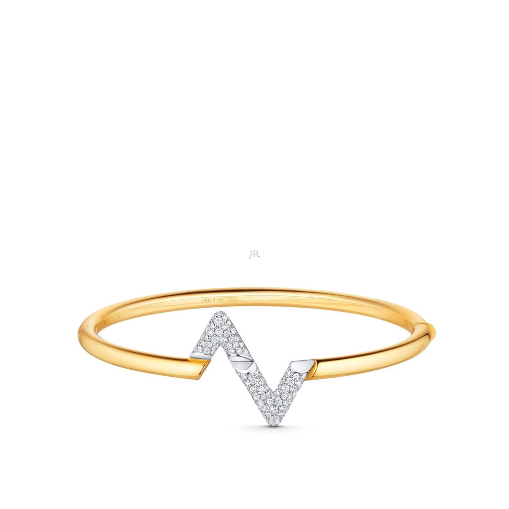 [LOXURA]VOLTE UPSITE DOWN GOLD DIAMOND BRACELET