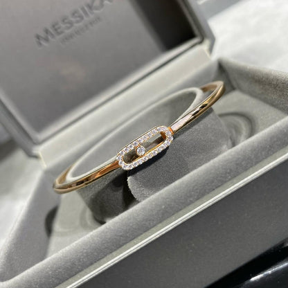 [LOXURA]Move Uno pavé flex bangle medium