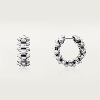 [LOXURA]CLASH MINI HOOP EARRINGS