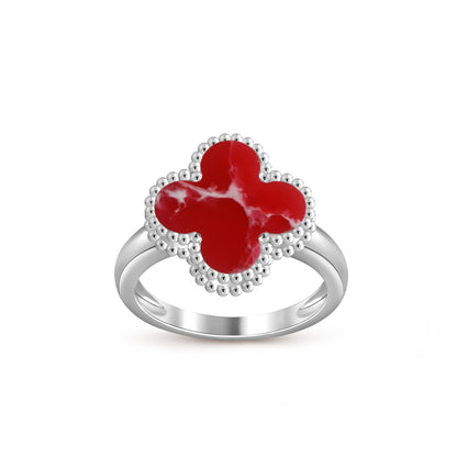 [LOXURA]CLOVER SILVER RING COLLECTION