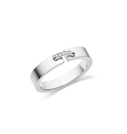 [LOXURA]ALLIANCE LIENS VIDENCE DIAMOND 4MM RING