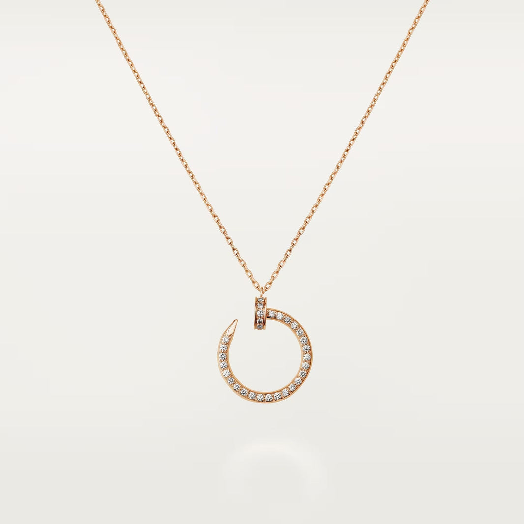 [LOXURA]JUSTE NECKLACE FULL DIAMOND