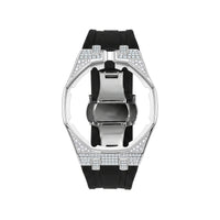 Royal Oak Pop Exclusive Steel Case With Diamond(Moissanite) & Silicone Strap