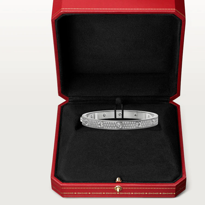 [LOXURA]LOVE BRACELET 6.1MM DIAMOND-PAVED 10 BIG DIAMONDS