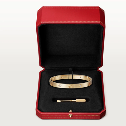 [LOXURA]LOVE BRACELET 6.1MM 4 DIAMONDS