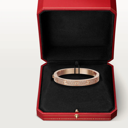 [LOXURA]LOVE BRACELET 6.1MM DIAMOND-PAVED