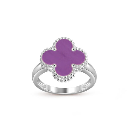 [LOXURA]CLOVER SILVER RING COLLECTION