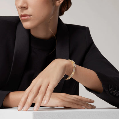 [LOXURA]LOVE BRACELET 6.1MM DIAMOND-PAVED