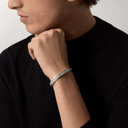 [LOXURA]LOVE BRACELET 6.1MM DIAMOND-PAVED 10 BIG DIAMONDS