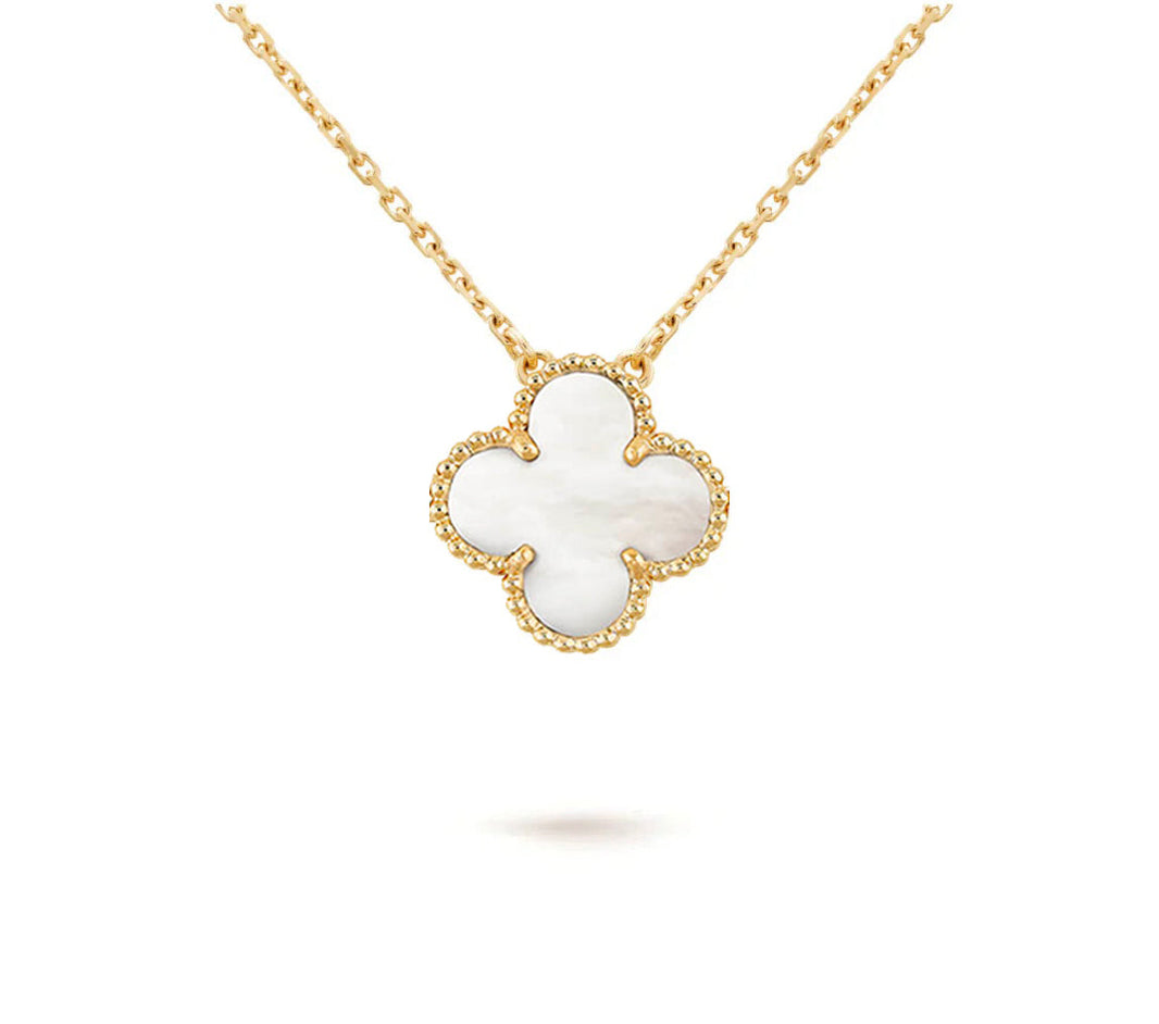 [LOXURA]CLOVER 15MM SINGLE FLOWER NECKLACE COLLECTION