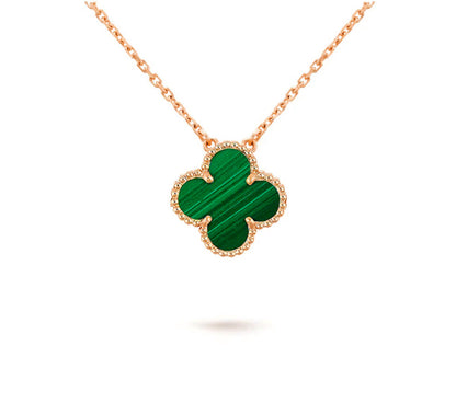 [LOXURA]CLOVER 15MM SINGLE FLOWER NECKLACE COLLECTION