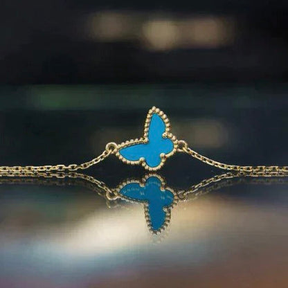 [LOXURA]BUTTERFLY TURQUOISE BUTTERFLY BRACELET