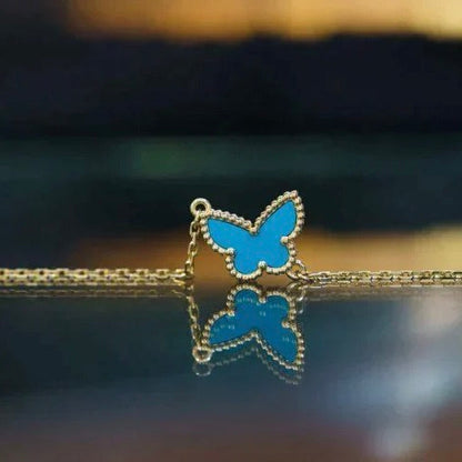 [LOXURA]BUTTERFLY TURQUOISE BUTTERFLY BRACELET