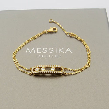 [LOXURA] Move Classique pavé bracelet