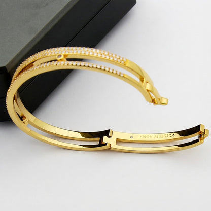 [LOXURA]Move Romane pavé bangle