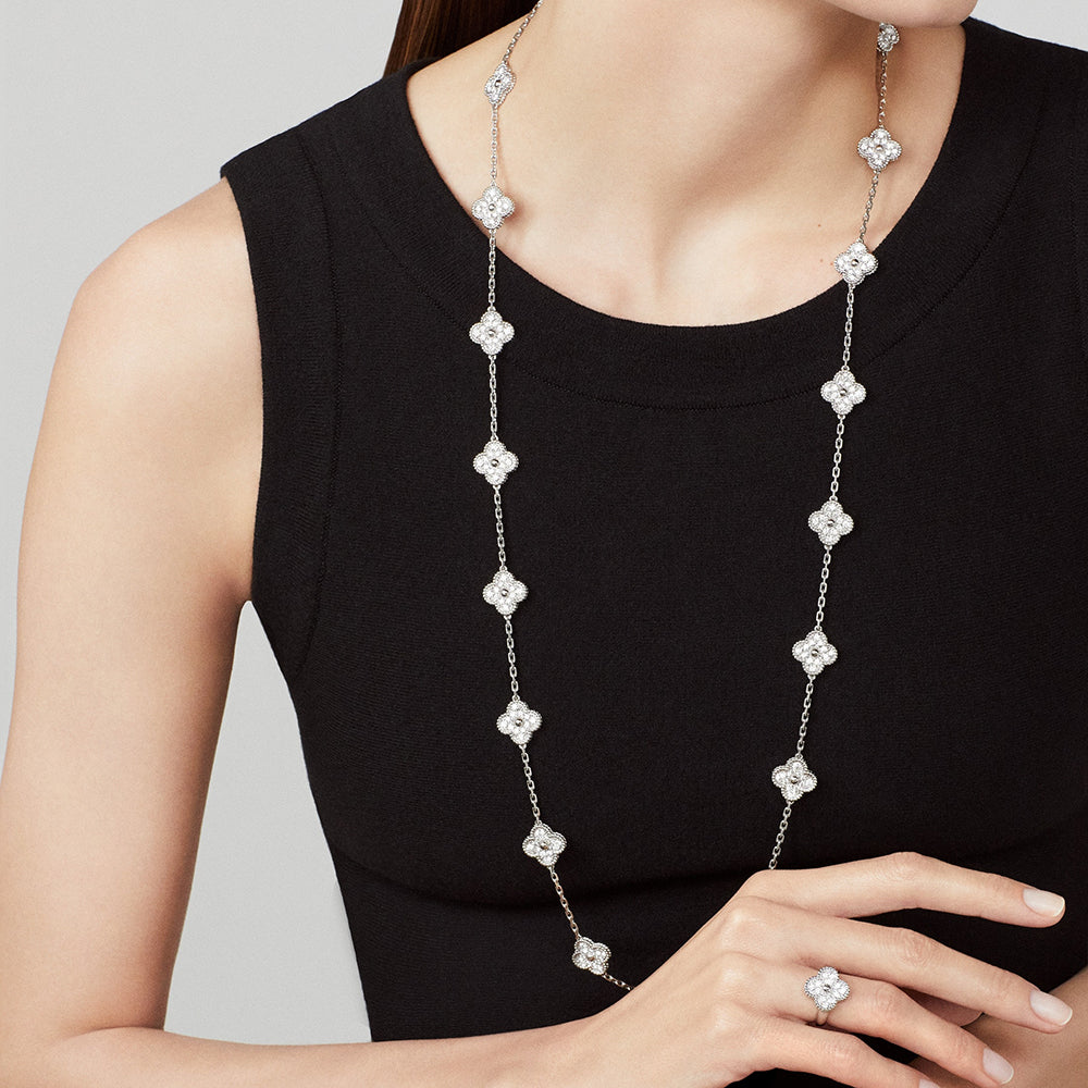 [LOXURA]CLOVER 20 MOTIFS  LASER SILVER