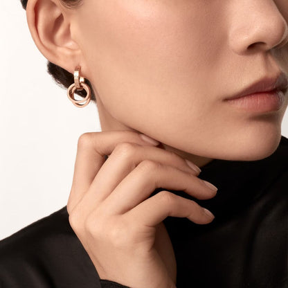 [LOXURA]LOVE 3.3MM DANGLE EARRINGS
