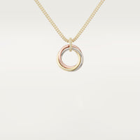 [LOXURA]TRINITY MEDIUM  DIAMONDS NECKLACE