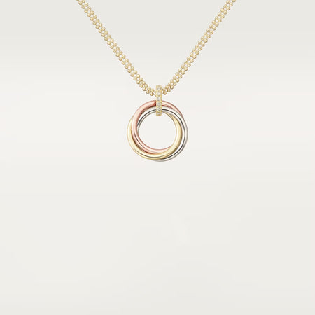 [LOXURA]TRINITY MEDIUM  DIAMONDS NECKLACE