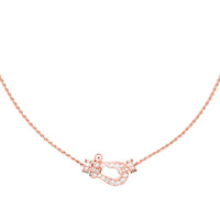 [LOXURA]FORCE 10 PINK GOLD DIAMOND NECKLACE