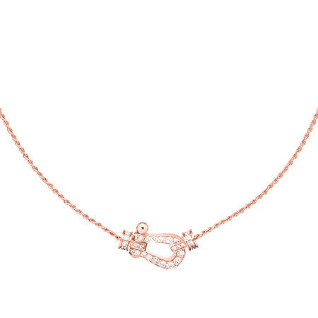 [LOXURA]FORCE 10 PINK GOLD DIAMOND NECKLACE