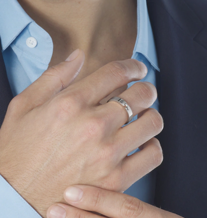 [LOXURA]ALLIANCE LIENS VIDENCE 4MM RING