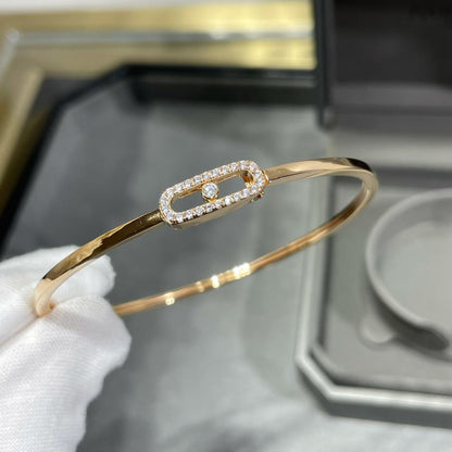 [LOXURA]Move Uno pavé flex bangle medium