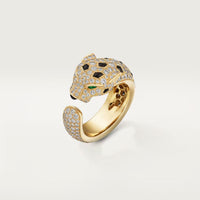 [LOXURA]PANTHERE SPOTTED FULL DIAMOND MEDIUM RING