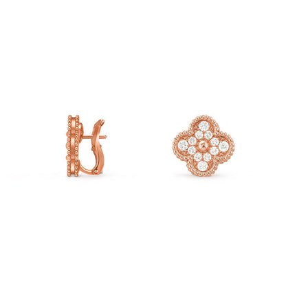 [LOXURA]CLOVER 15MM MOP EARRINGS COLLECTION