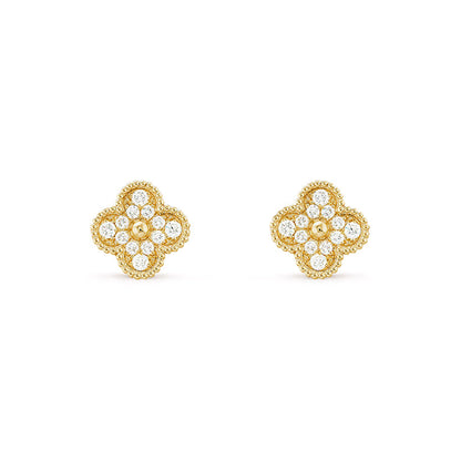 [LOXURA]CLOVER  9.5MM EARRINGS COLLECTION