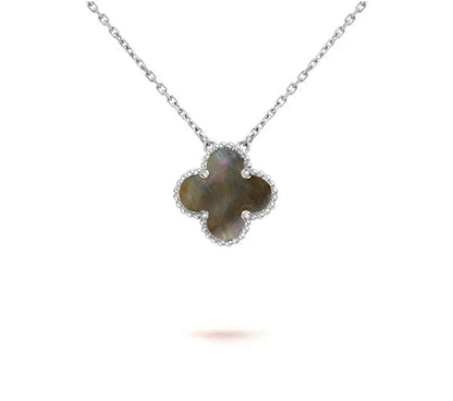 [LOXURA]CLOVER 15MM NECKLACE SILVER COLLECTION