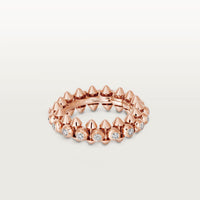 [LOXURA]CLASH 6.8MM DIAMOND MEDIUM RING