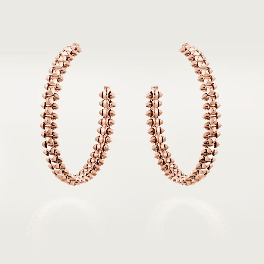 [LOXURA]CLASH HOOP LARGE EARRINGS
