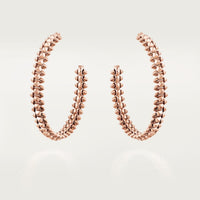 [LOXURA]CLASH HOOP LARGE EARRINGS