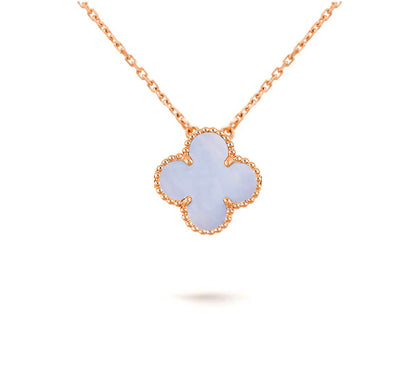 [LOXURA]CLOVER 15MM SINGLE FLOWER NECKLACE COLLECTION