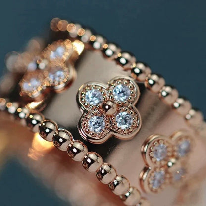 [LOXURA]CLOVER KALEIDOSCOPE RING 10MM