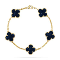 [LOXURA]CLOVER 5 MOTIF PIETERSITE BRACELET COLLECTION