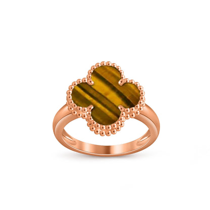 [LOXURA]CLOVER RING ROSE GOLD COLLECTION