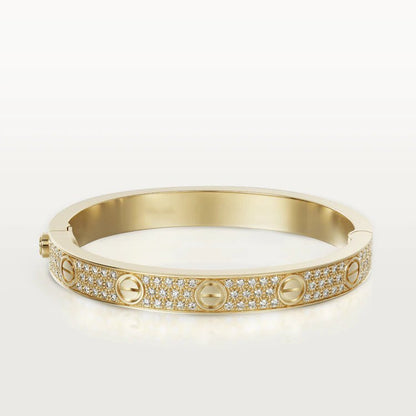 [LOXURA]LOVE BRACELET 6.1MM DIAMOND-PAVED
