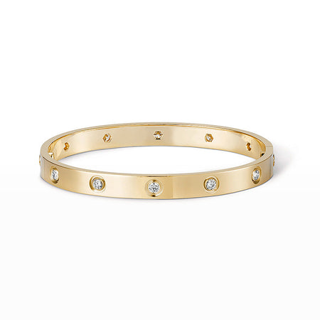 [LOXURA]LOVE BRACELET 6.1MM 10 DIAMONDS
