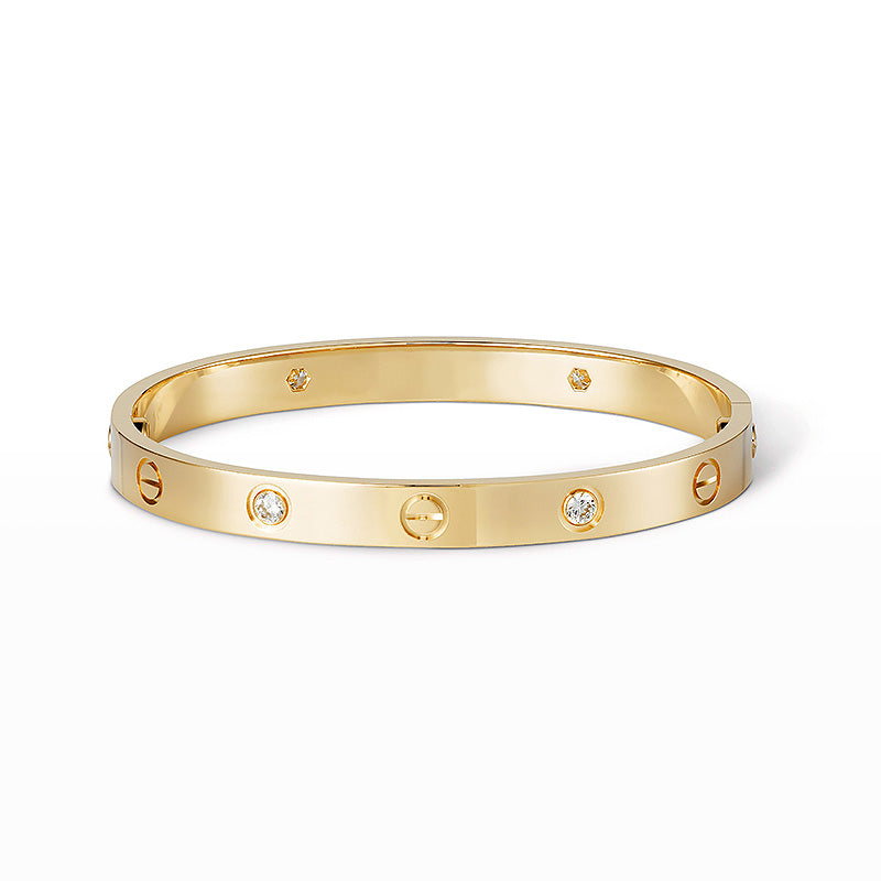 [LOXURA]LOVE BRACELET 6.1MM 4 DIAMONDS