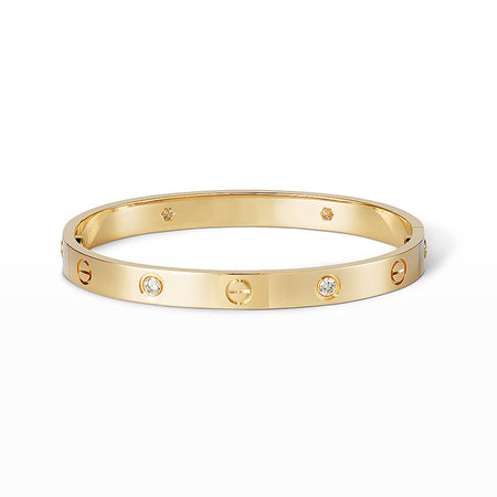 [LOXURA]LOVE BRACELET 6.1MM 4 DIAMONDS
