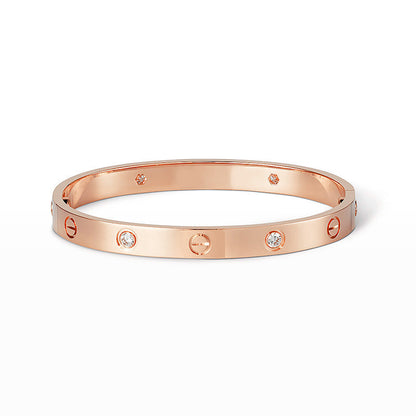 [LOXURA]LOVE BRACELET 6.1MM 4 DIAMONDS