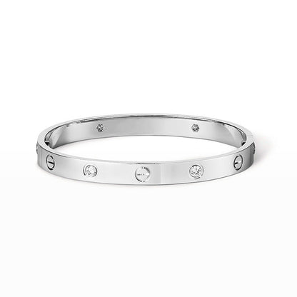 [LOXURA]LOVE BRACELET 6.1MM 4 DIAMONDS