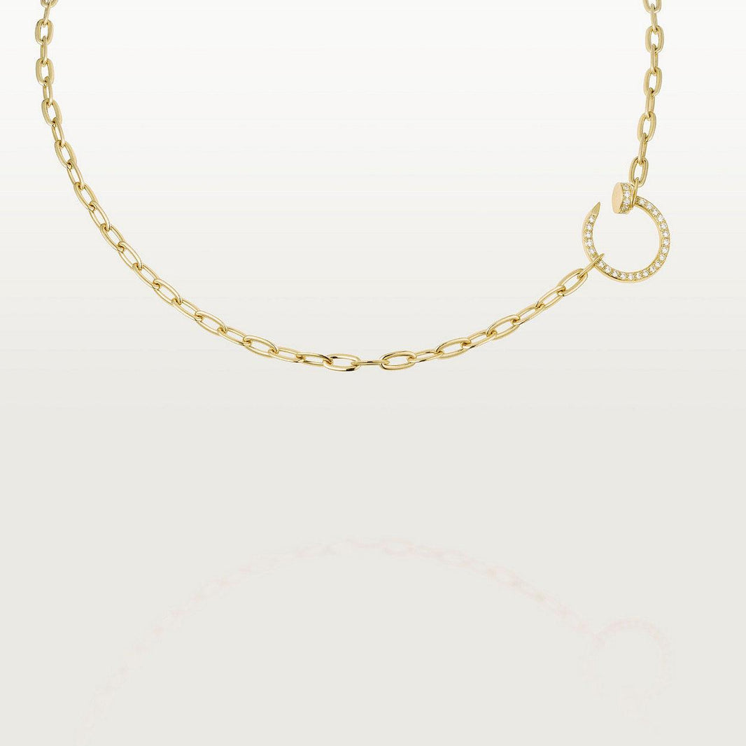 [LOXURA]JUSTE NECKLACE FULL DIAMONDS