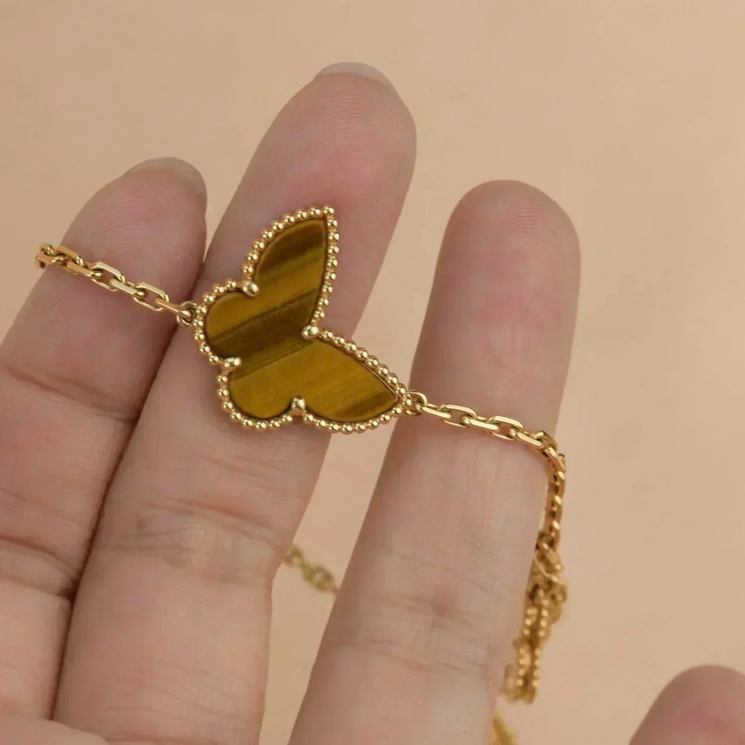 [LOXURA]LUCKY SPRING 5 MOTIF GOLD BRACELET