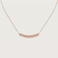 [LOXURA]CLASH  SMALL FULL DIAMOND NECKLACE